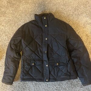 L.L. Bean Dark Quilted Jacket